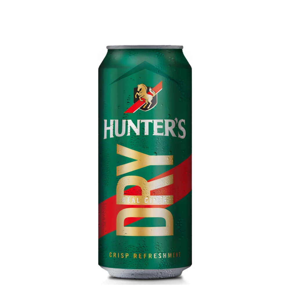 Hunter's Dry Cider Cans 440ml — Buy Online at Majidrinks