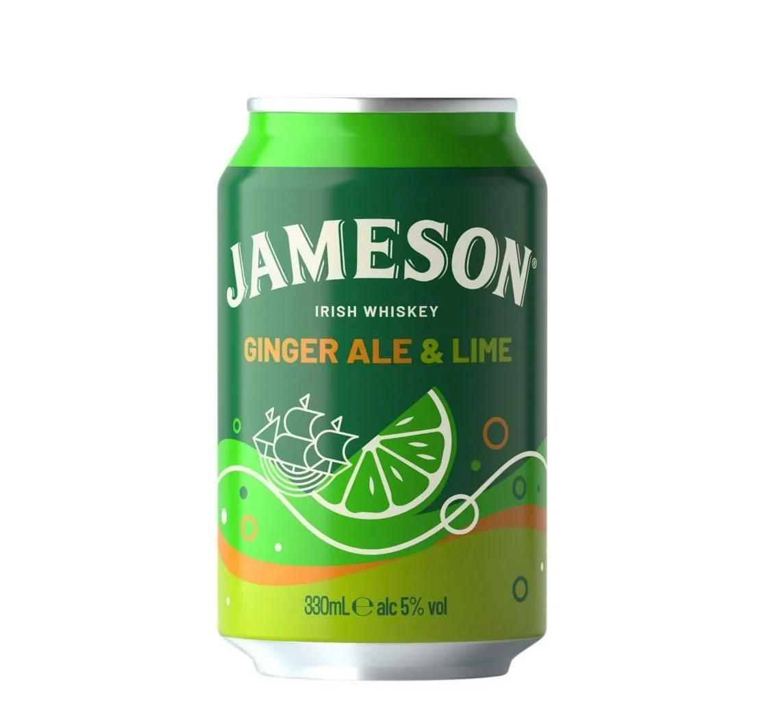 Jameson Ginger Ale & Lime majidrinks.com