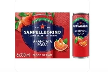 Sanpellegrino Aranciata Rossa 330ml — Buy Online at Majidrinks