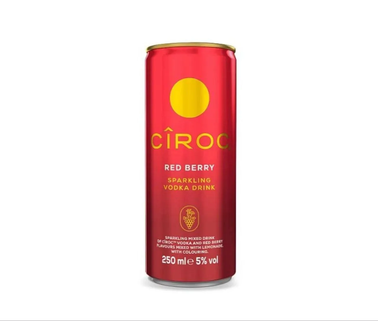 Cîroc Red Berry Sparkling Vodka Drink