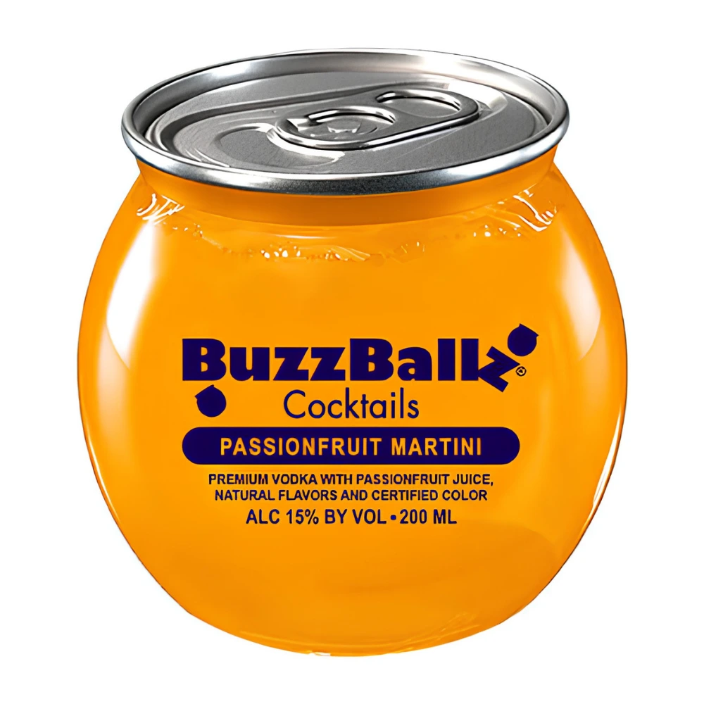 BuzzBallz Passionfruit Martini 200ml — Buy Online at Majidrinks