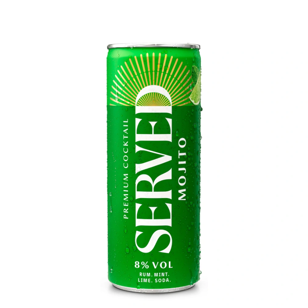 Served Mojito Cocktail 250ml — Buy Online at Majidrinks