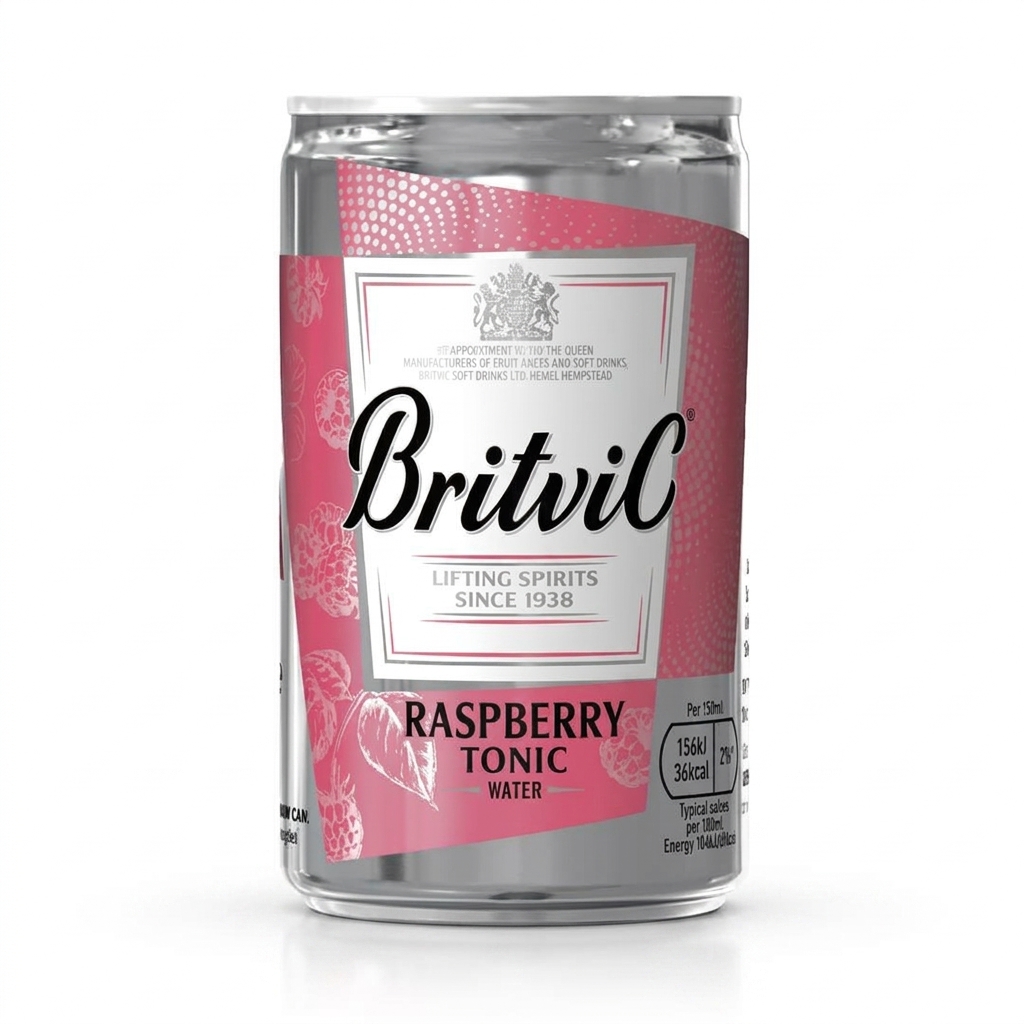 Britvic Raspberry Tonic Water 150ml — Buy Online at Majidrinks